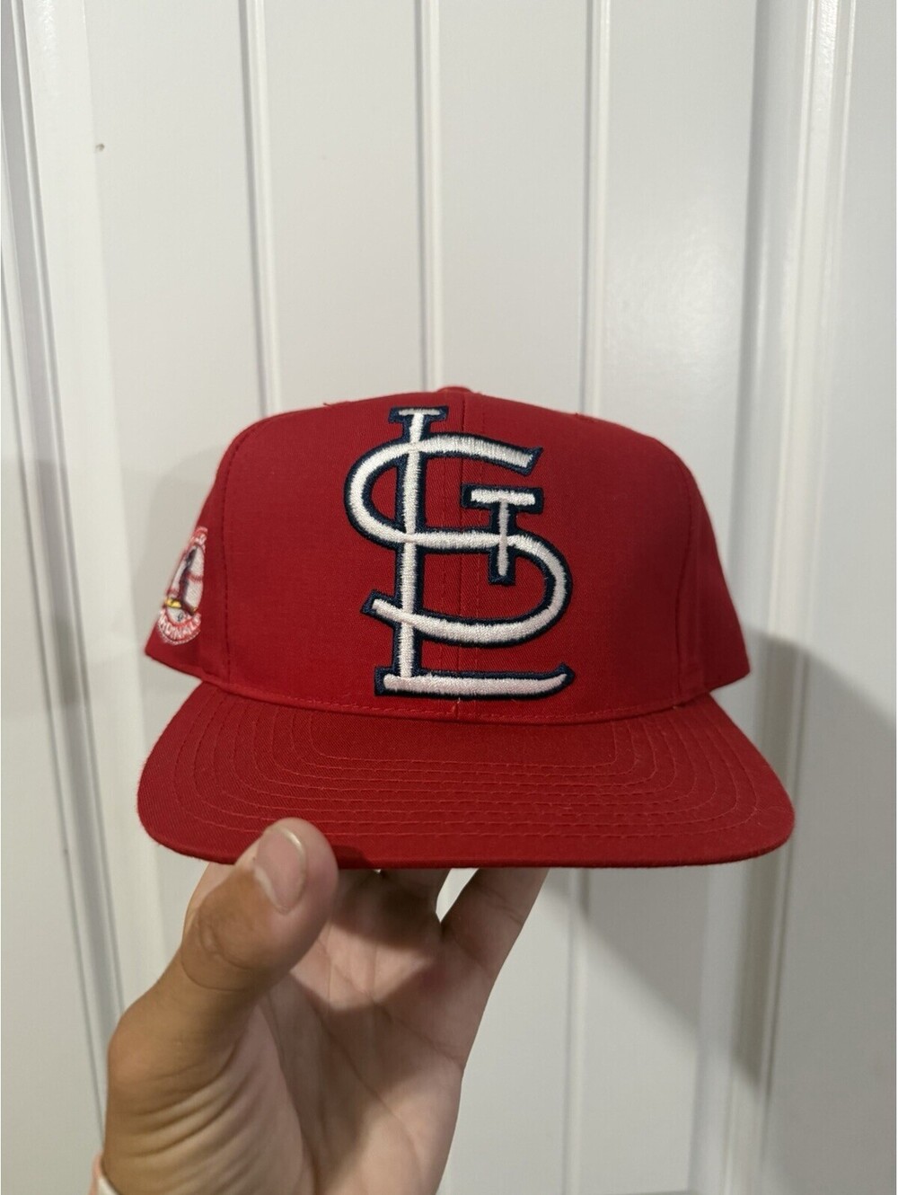 Vintage St. Louis Cardinals Big Logo Snapback Hat Cap Logo 7